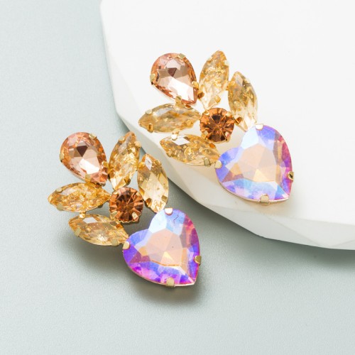 Fashion Jewelry Rhinestone Earrings For Women YWHME-662