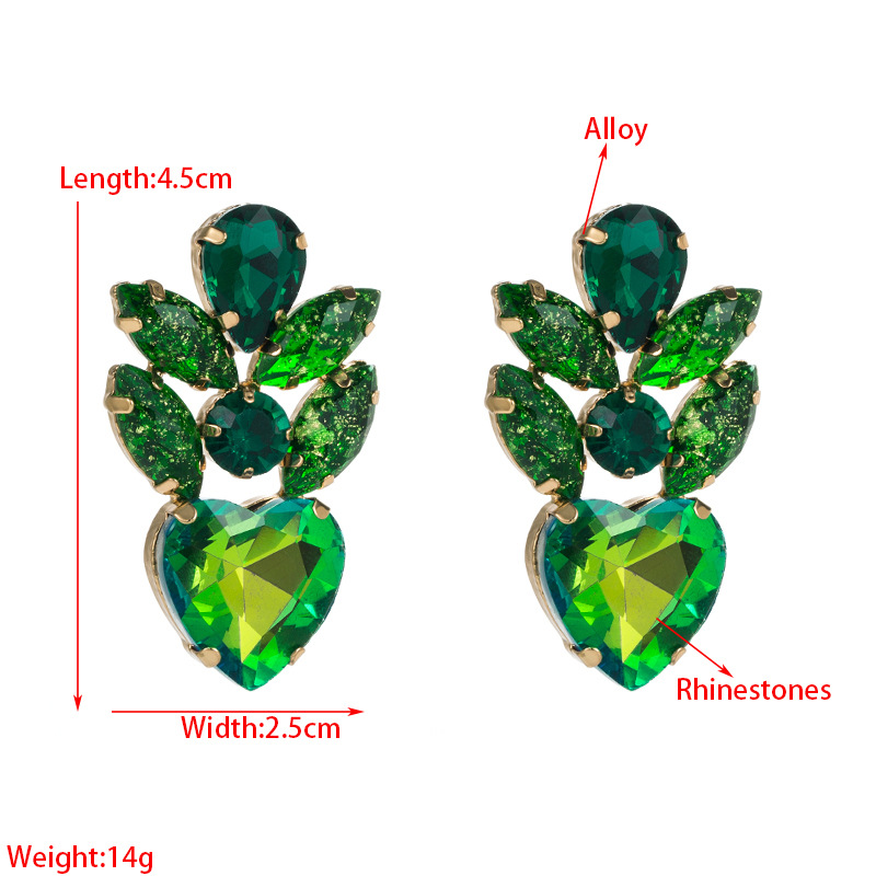 Fashion Jewelry Rhinestone Earrings For Women YWHME-662 