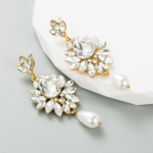 Fashion Jewelry Rhinestone Earrings For Women YWHME-663