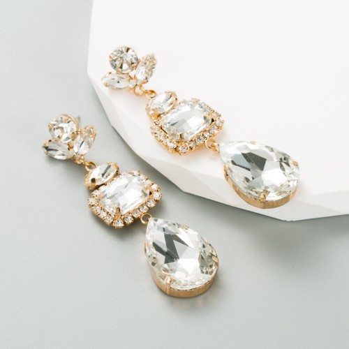 Fashion Jewelry Rhinestone Earrings For Women YWHME-664