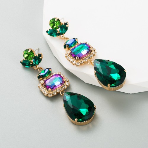 Fashion Jewelry Rhinestone Earrings For Women YWHME-664