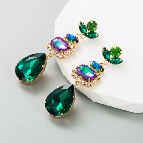 Fashion Jewelry Rhinestone Earrings For Women YWHME-664