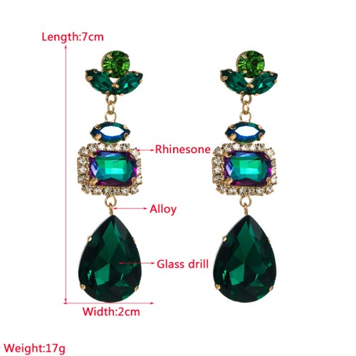 Fashion Jewelry Rhinestone Earrings For Women YWHME-664