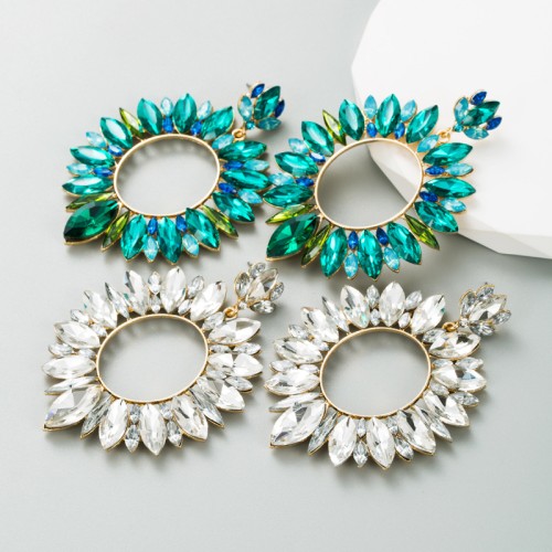 Fashion Jewelry Rhinestone Earrings For Women YWHME-665