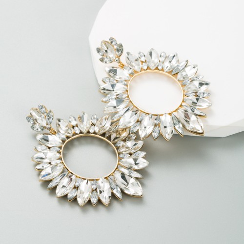 Fashion Jewelry Rhinestone Earrings For Women YWHME-665