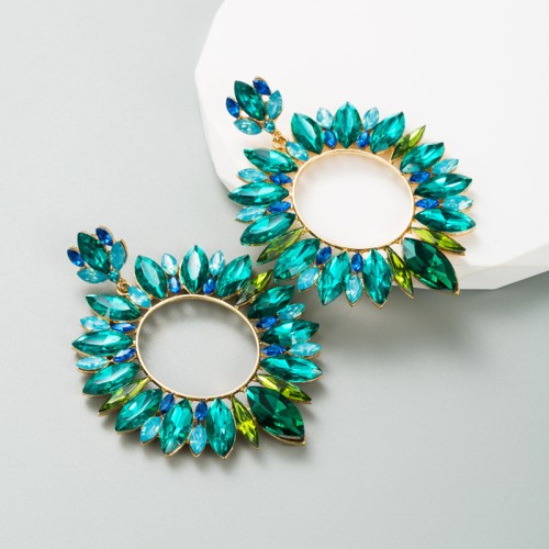 Fashion Jewelry Rhinestone Earrings For Women YWHME-665