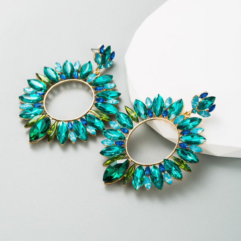 Fashion Jewelry Rhinestone Earrings For Women YWHME-665 