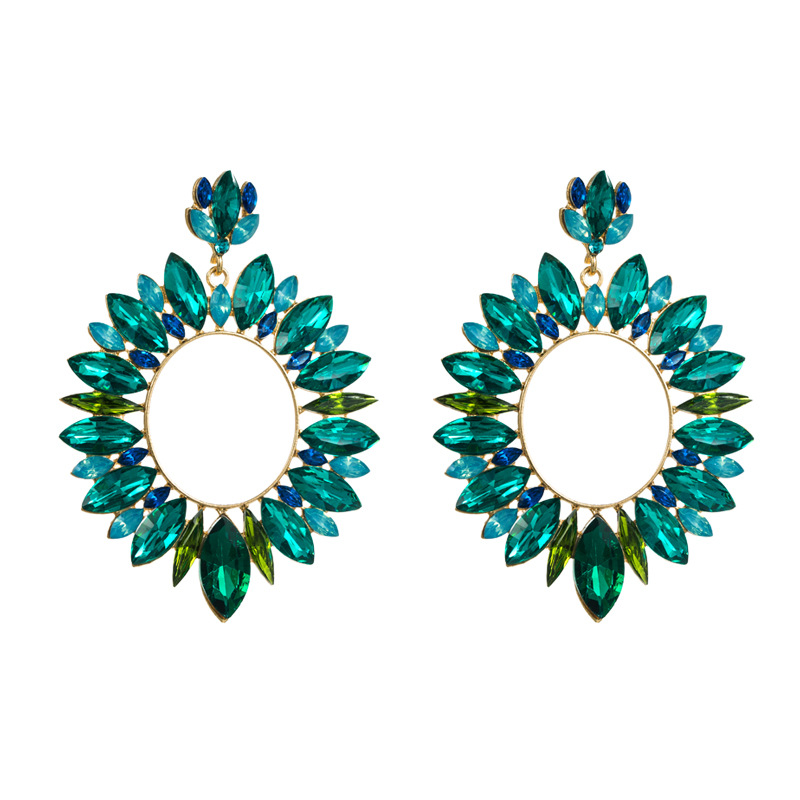 Fashion Jewelry Rhinestone Earrings For Women YWHME-665 