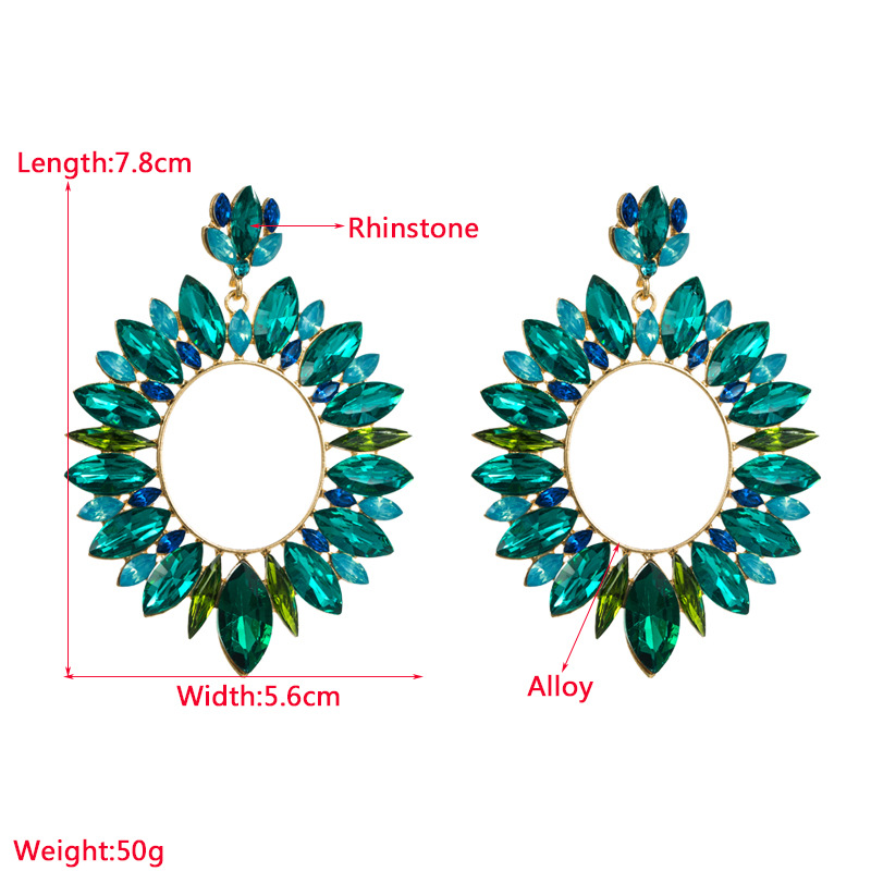 Fashion Jewelry Rhinestone Earrings For Women YWHME-665 