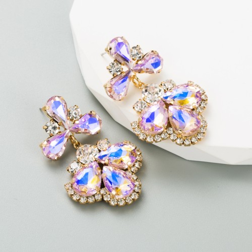 Fashion Jewelry Rhinestone Earrings For Women YWHME-667