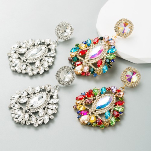 Fashion Jewelry Rhinestone Earrings For Women YWHME-668