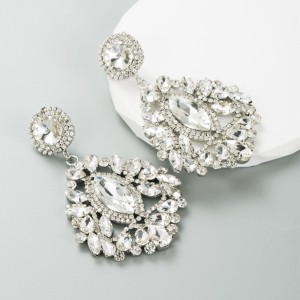 Fashion Jewelry Rhinestone Earrings For Women YWHME-668 