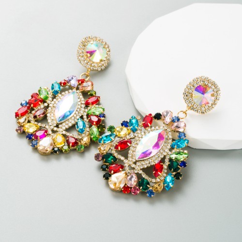 Fashion Jewelry Rhinestone Earrings For Women YWHME-668