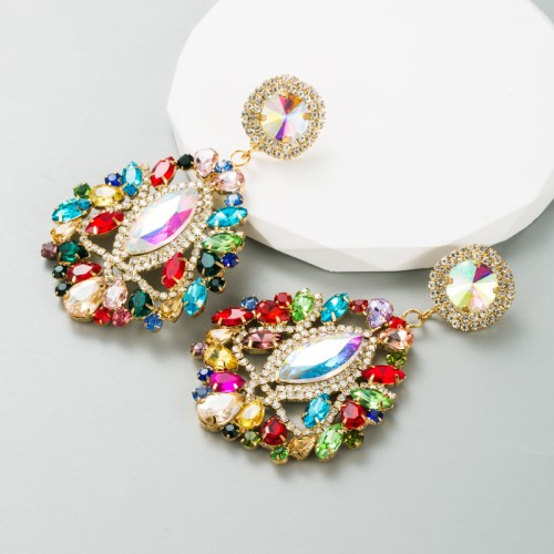 Fashion Jewelry Rhinestone Earrings For Women YWHME-668