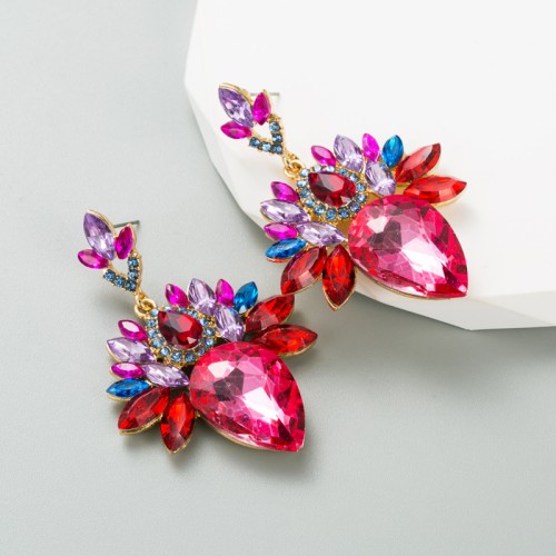 Fashion Jewelry Rhinestone Earrings For Women YWHME-669