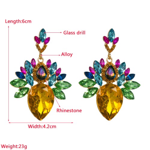 Fashion Jewelry Rhinestone Earrings For Women YWHME-669