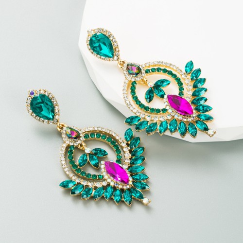 Fashion Jewelry Rhinestone Earrings For Women YWHME-670