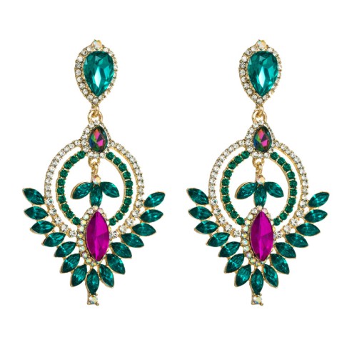 Fashion Jewelry Rhinestone Earrings For Women YWHME-670