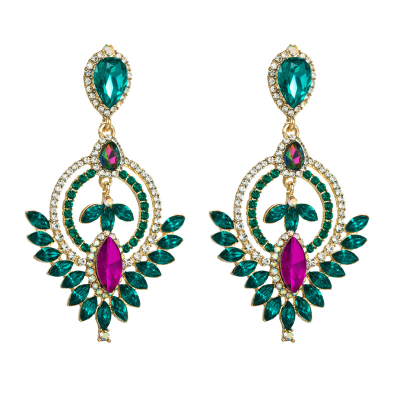 Fashion Jewelry Rhinestone Earrings For Women YWHME-670 