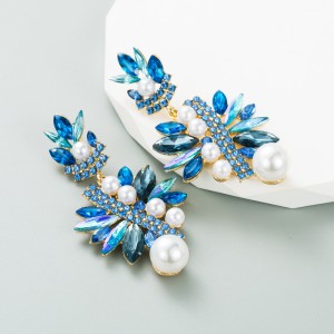 Fashion Jewelry Rhinestone Earrings For Women YWHME-671 