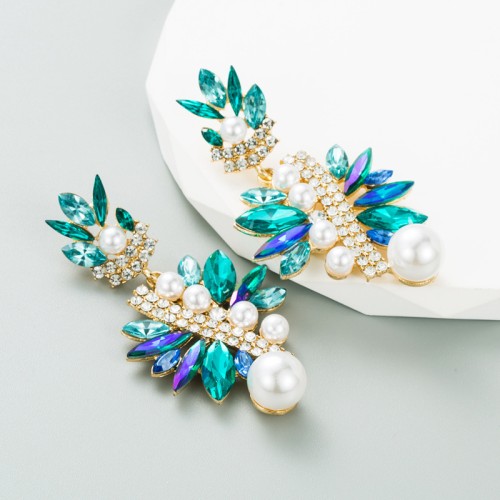 Fashion Jewelry Rhinestone Earrings For Women YWHME-671