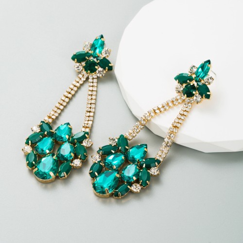 Fashion Jewelry Rhinestone Earrings For Women YWHME-672