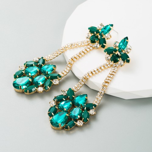 Fashion Jewelry Rhinestone Earrings For Women YWHME-672