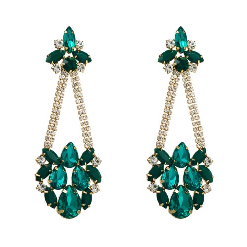 Fashion Jewelry Rhinestone Earrings For Women YWHME-672