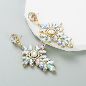 Fashion Jewelry Rhinestone Earrings For Women YWHME-673 