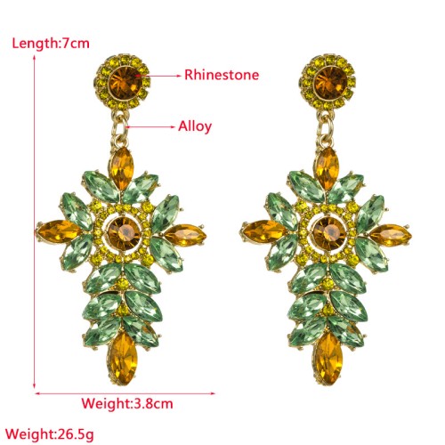 Fashion Jewelry Rhinestone Earrings For Women YWHME-673