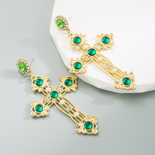 Fashion Jewelry Rhinestone Earrings For Women YWHME-674