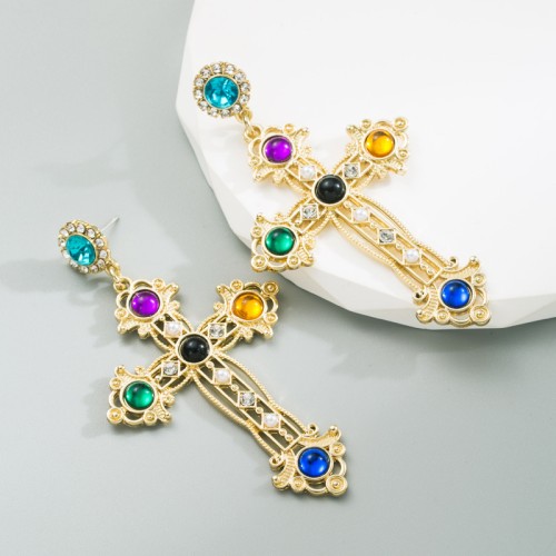 Fashion Jewelry Rhinestone Earrings For Women YWHME-674