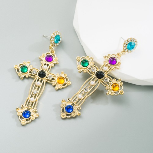 Fashion Jewelry Rhinestone Earrings For Women YWHME-674