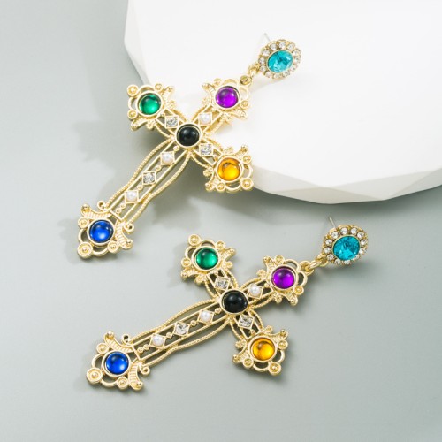 Fashion Jewelry Rhinestone Earrings For Women YWHME-674