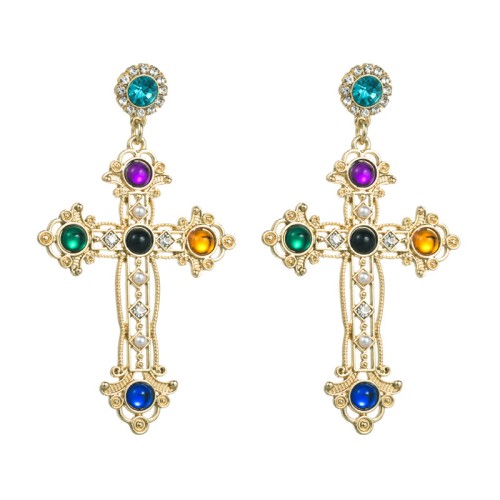 Fashion Jewelry Rhinestone Earrings For Women YWHME-674