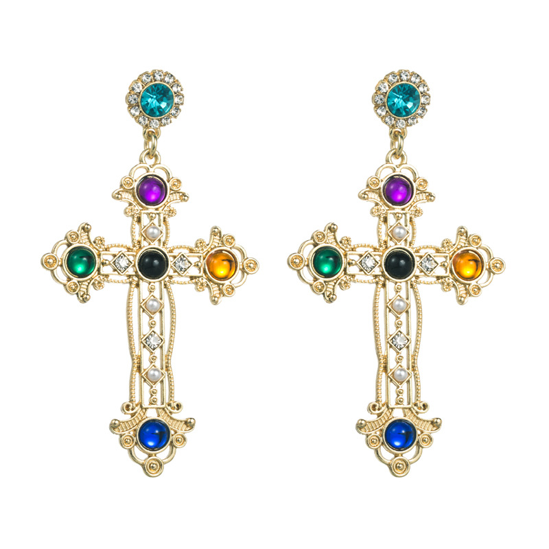 Fashion Jewelry Rhinestone Earrings For Women YWHME-674 