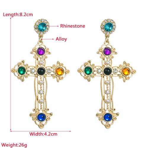 Fashion Jewelry Rhinestone Earrings For Women YWHME-674