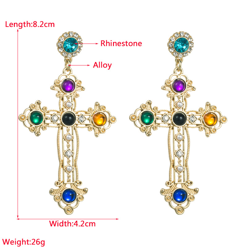 Fashion Jewelry Rhinestone Earrings For Women YWHME-674 