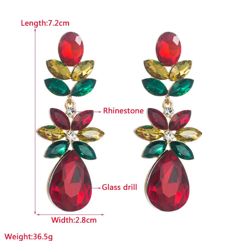 Fashion Jewelry Rhinestone Earrings For Women YWHME-675 