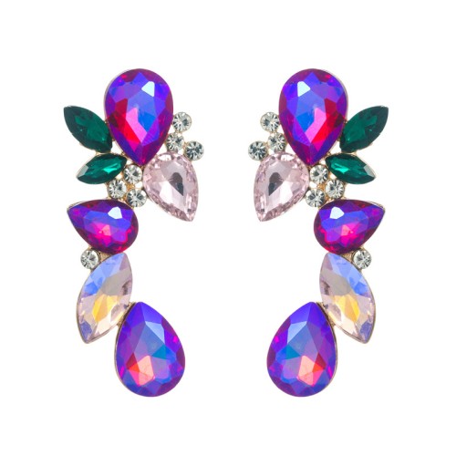 Fashion Jewelry Rhinestone Earrings For Women YWHME-676