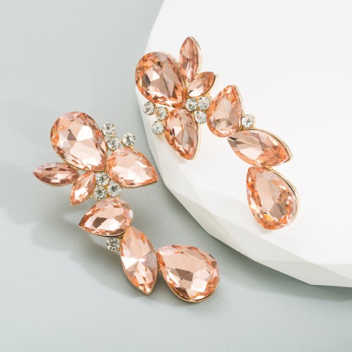 Fashion Jewelry Rhinestone Earrings For Women YWHME-676