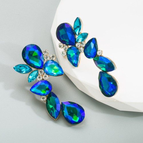 Fashion Jewelry Rhinestone Earrings For Women YWHME-676