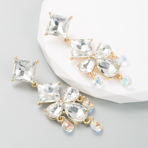 Fashion Jewelry Rhinestone Earrings For Women YWHME-677