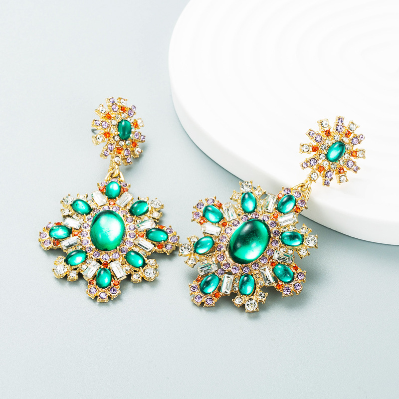 Fashion Jewelry Rhinestone Earrings For Women YWHME-678