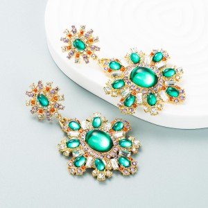 Fashion Jewelry Rhinestone Earrings For Women YWHME-678 