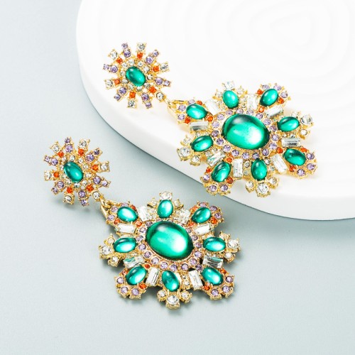 Fashion Jewelry Rhinestone Earrings For Women YWHME-678