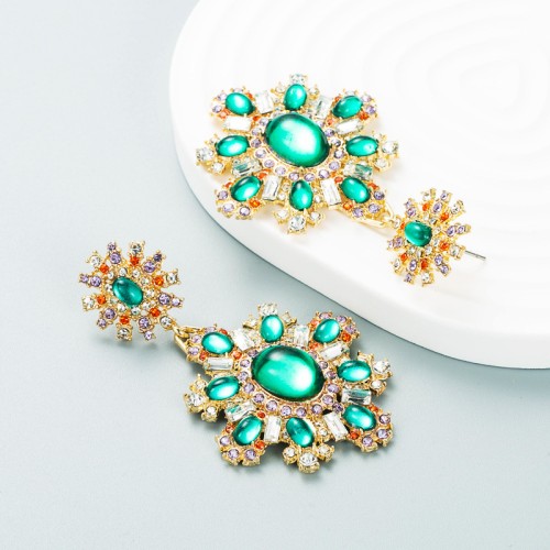 Fashion Jewelry Rhinestone Earrings For Women YWHME-678