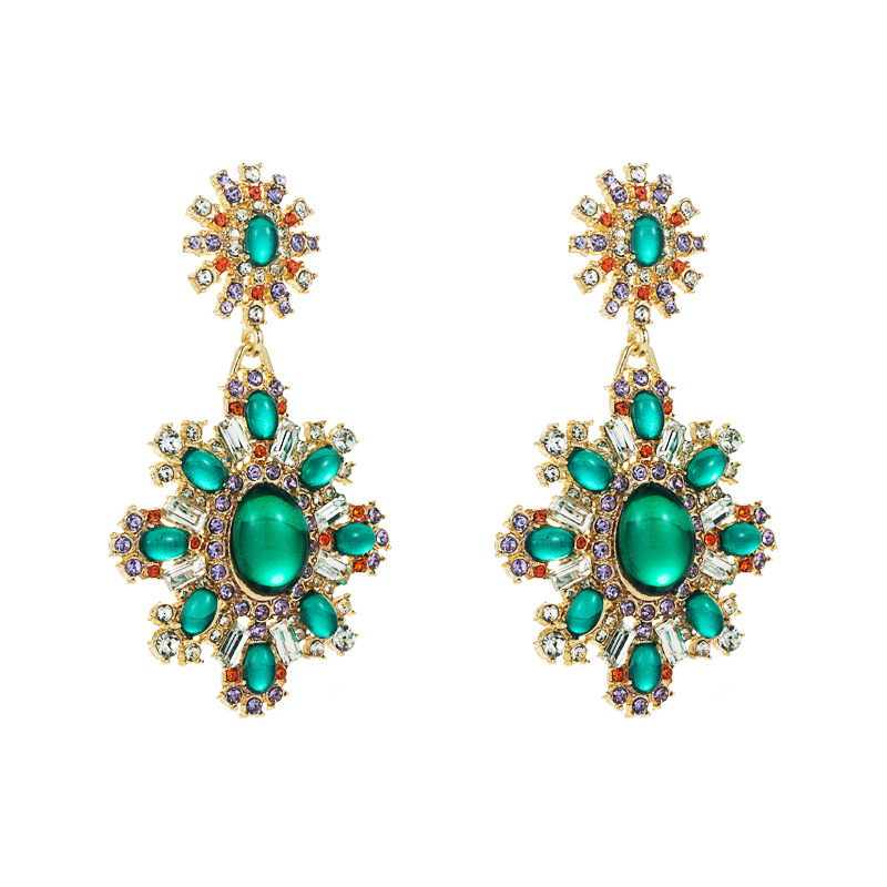 Fashion Jewelry Rhinestone Earrings For Women YWHME-678 