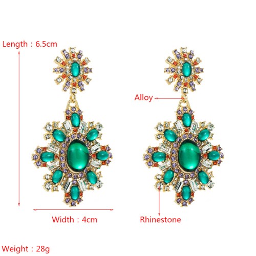 Fashion Jewelry Rhinestone Earrings For Women YWHME-678