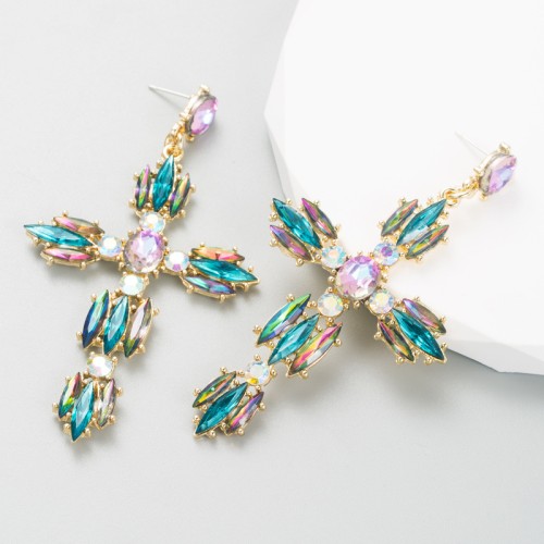 Fashion Jewelry Rhinestone Earrings For Women YWHME-679